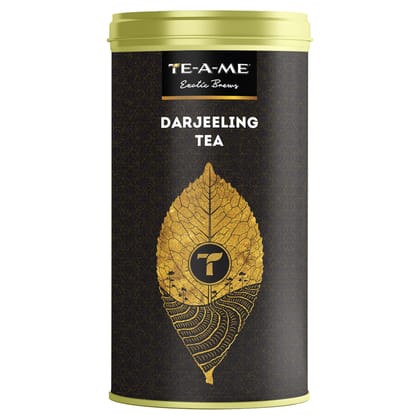TE-A-ME Darjeeling Black Loose Leaf Tea Tin, 50 Grams TE-A-ME Darjeeling Black Loose Leaf Tea Tin, 50 Grams