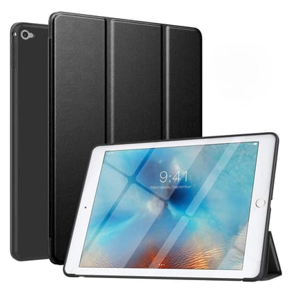 LIRAMARK Rebel Series Back Cover Case Compatible with Apple iPad Air 2 2014 - 9.7" ( A1567 A1566 ) - Black