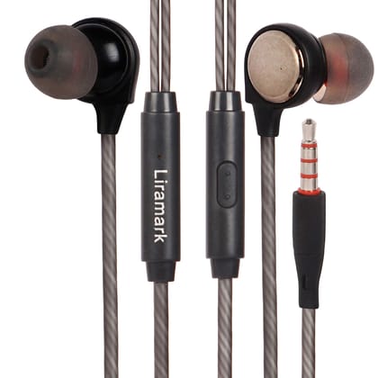 LIRAMARK in-Ear Wired Earphones Headphones with Mic