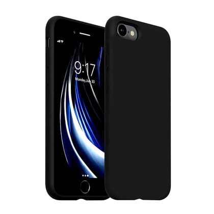 LIRAMARK Silicone Soft Back Cover Case for Apple iPhone 7/8 / SE 2020