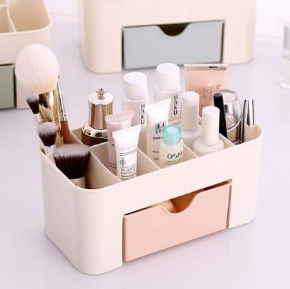 URBAN CREW Makeup Cutlery Box Girl Can Be Used In Dressing Room, Bathroom, Study Room, Office, Living room (1 Pc)