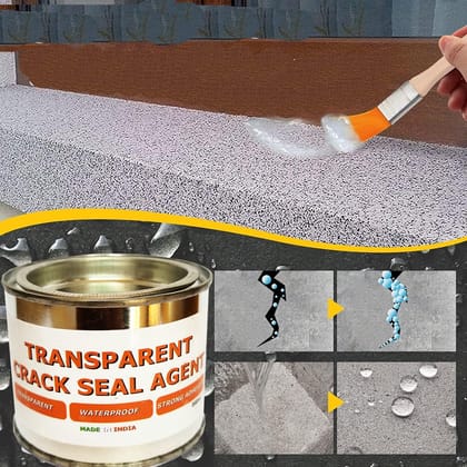 Denzcart Transparent Crack Seal Agent | Waterproof Adhesive Seal Crack For Surface, Cement, Steel, Marble, Wood, Metal |Adhesive Glue (200ML)