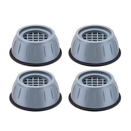 Anti Vibration Pads with Suction Cup Feet for Washing Machine Levelling Feet Anti Walk Pads with Shock Absorber (4 Piece)