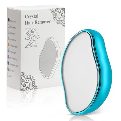 Denzcart Crystal Hair Eraser for Women & Men - Nano Hair Remover for Arms, Legs, Back & Reusable Safe Crystal Hair Eraser for Physical Hair Removal(multicolor)