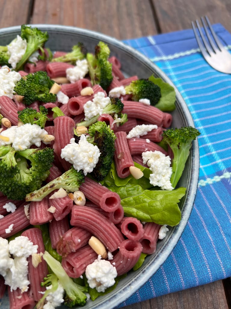 Donna Pastaia Artisanal Kids Beetroot and Semolina Rigatoni Mini Pasta