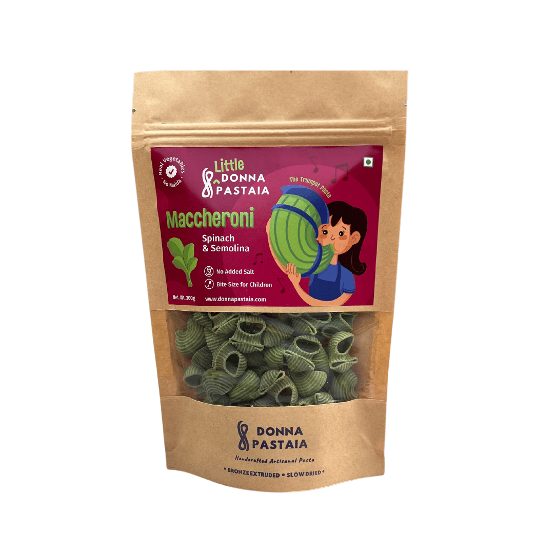 Donna Pastaia Artisanal Kids Spinach and Semolina Mini Pasta | Kids Range in Fun Shapes