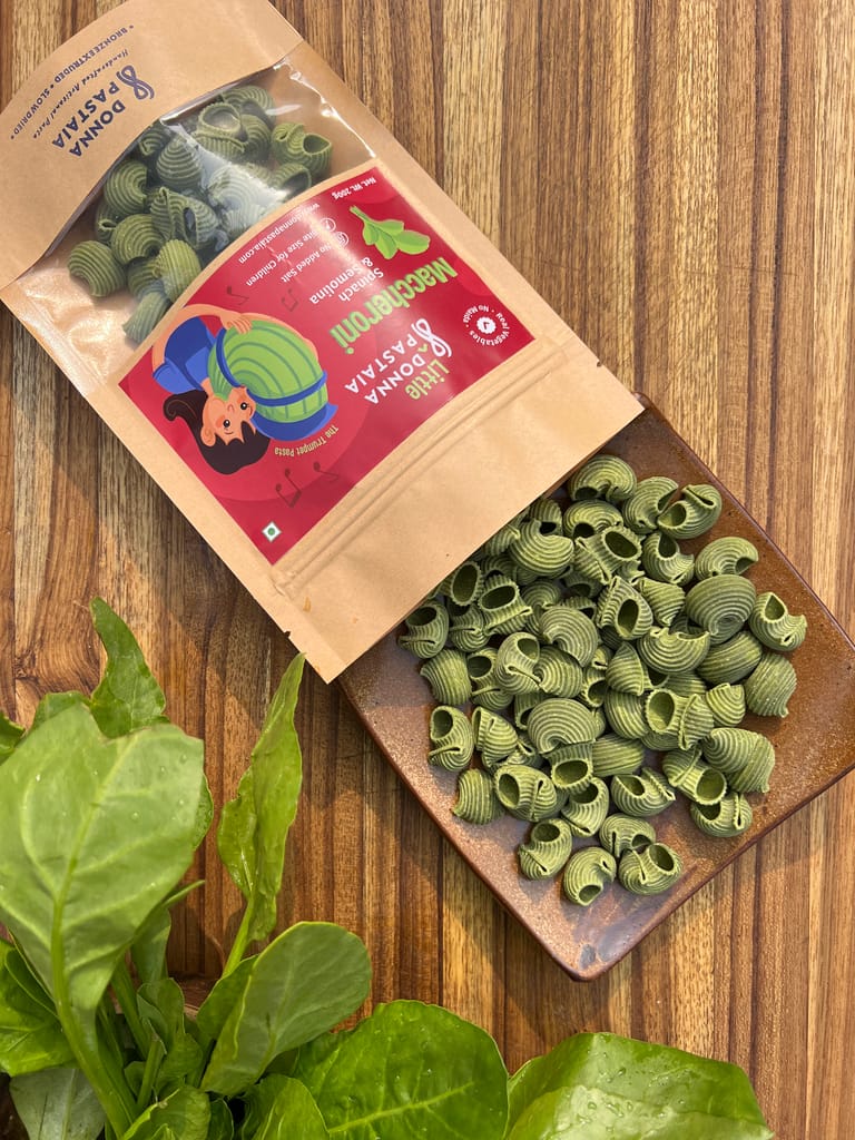 Donna Pastaia Artisanal Kids Spinach and Semolina Mini Pasta | Kids Range in Fun Shapes