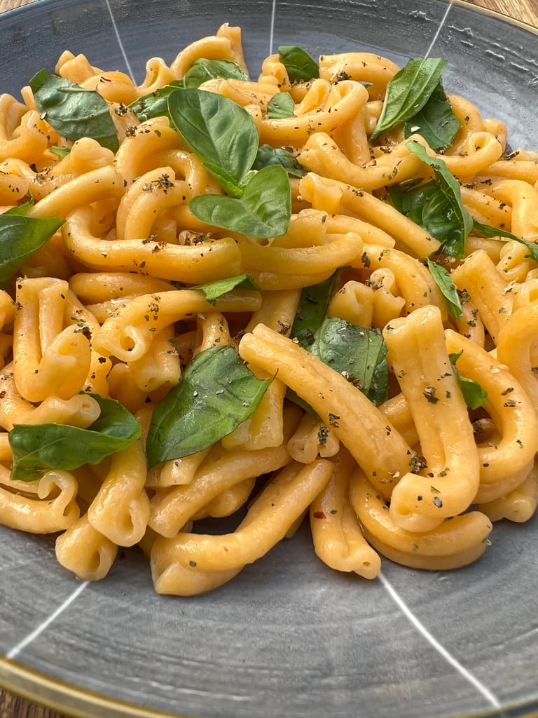 Donna Pastaia Artisanal Kids Carrot and Semolina Casarecce Mini Pasta | Kids Range in Fun Shapes