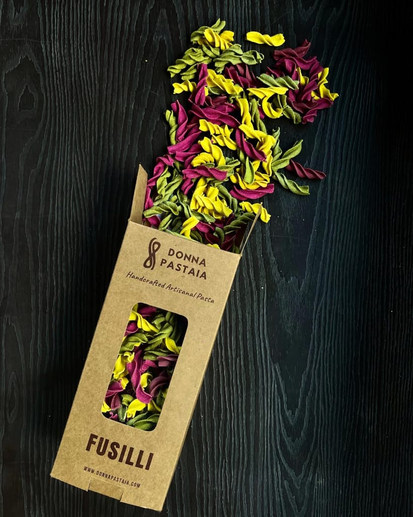 Donna Pastaia Artisanal Pasta | Pasta Mista Fusilli Pastaia | No Maida, No Salt, No Preservatives | Proudly Made in India