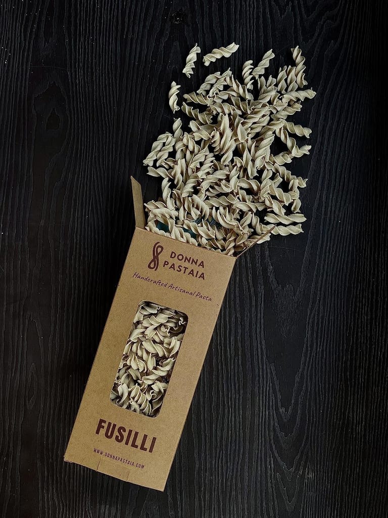 Donna Pastaia Artisanal Pasta | Foxtail Millet Fusilli | No Maida, No Salt, No Preservatives | Proudly Made in India