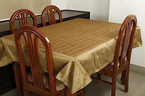Dekor World Squence Tissue Beige Table Cover