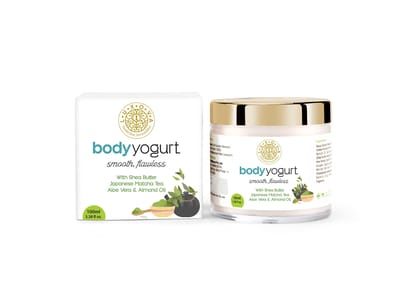 LUXOVA Unisex Japanese Matcha Tea Vegan Body Yogurt | Soothes and Moisturizes | Deeply Nourished | For All Skin Type | All-Day Moisturization with Non-Sticky Hydration100 ml