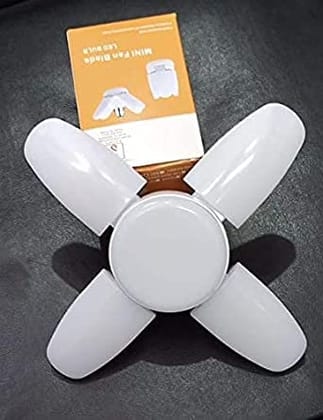 DAYBETTER� LED Bulb Lamp B22 Foldable Light, 25W 4-Leaf Fan Blade Bright LED Bulb with Angle Adjustable Home Ceiling Lights, AC160-265V, Home Decorations (Cool White) DA-34