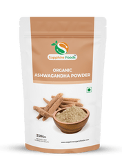 SAPPHIRE FOODS Organic Ashwagandha Root Powder Helps fight anxiety and stress (Organicashwagandharootpowder-250g).