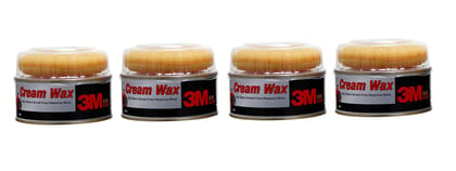 3M Car Care Cream Wax 220g (Pack of 4)