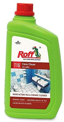 Pidilite T16 Roff Cera Clean Professional Tile, Floor and Ceramic Cleaner (1 Litre) - Concentrated liquid for tough stains - Any Surface
