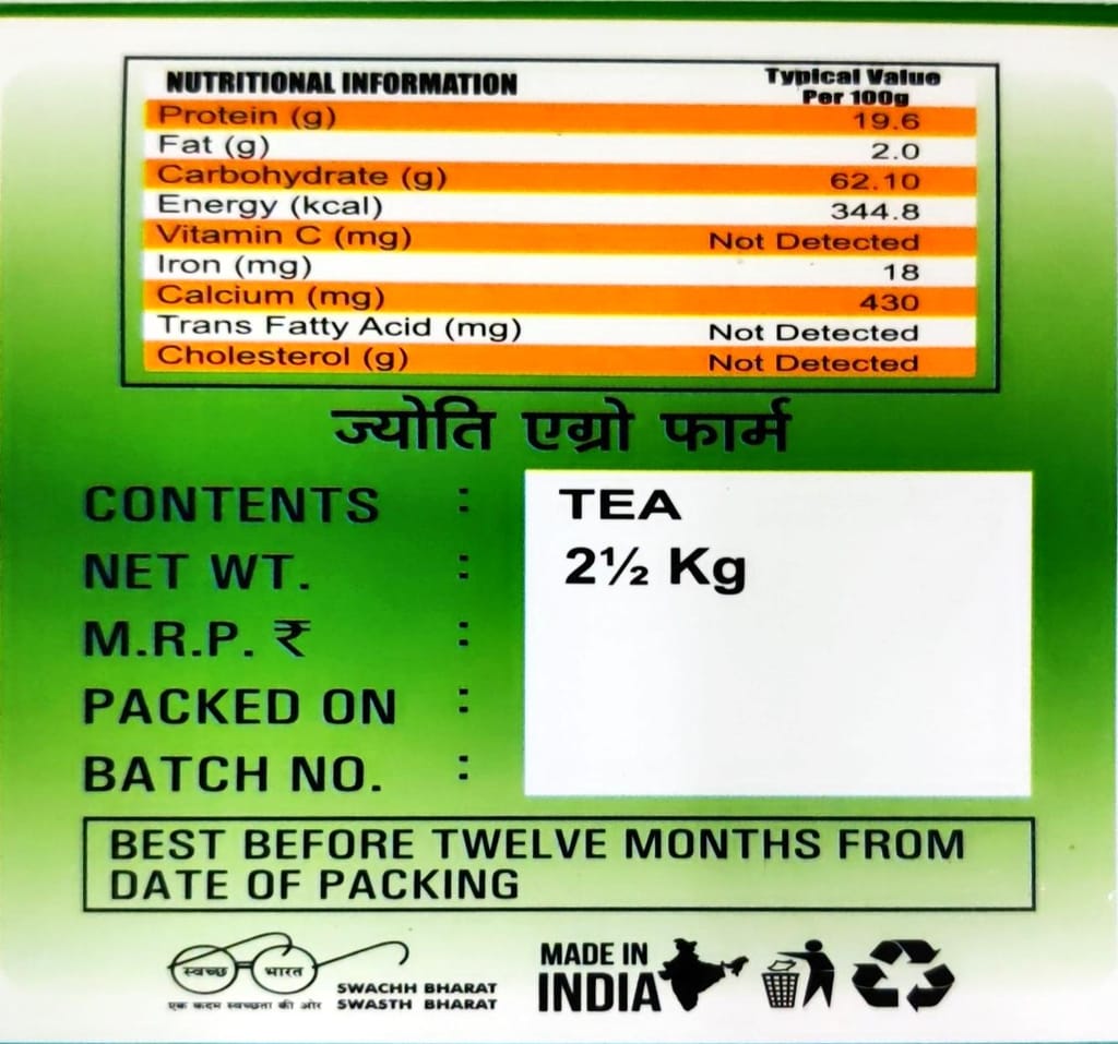 MINTRI TEA- Classic CTC Chai | Jyoti Pure Indian Tea 2.5 kg Jar