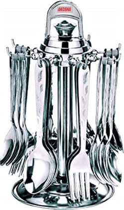 Akosha Quantum Stainless Steel Cutlery Set (25 pcs)