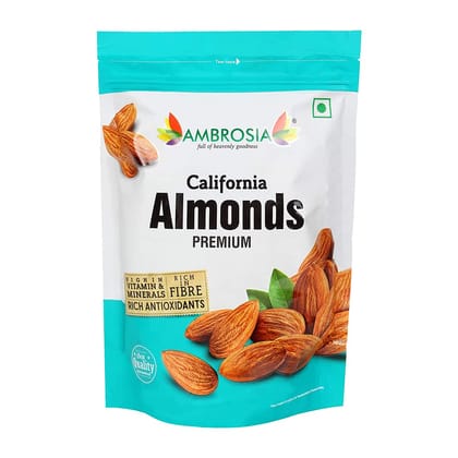 Ambrosia California Whole Almonds 500g (Pack of 1)