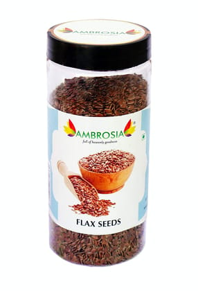Ambrosia Raw Flax Seeds 250g | Alsi -Seeds for Weight Loss & Hair Growth (Pack of 1) Flax Seed