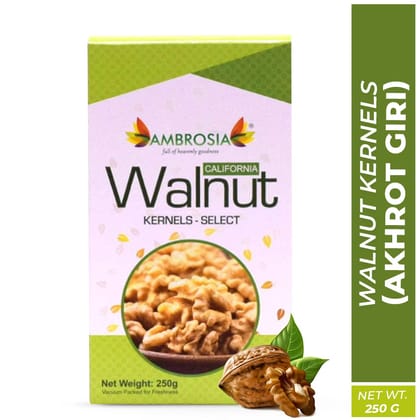 Ambrosia Walnut Kernels 250g | california walnuts Selected California | Extra Light (WK_GreenCali_250g)