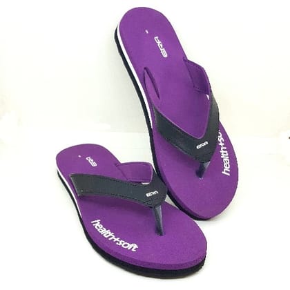 ERA Women's  Casual Flip-Flop Slippers Comfortable Indoor & Outdoor Footwear E9R Voilet