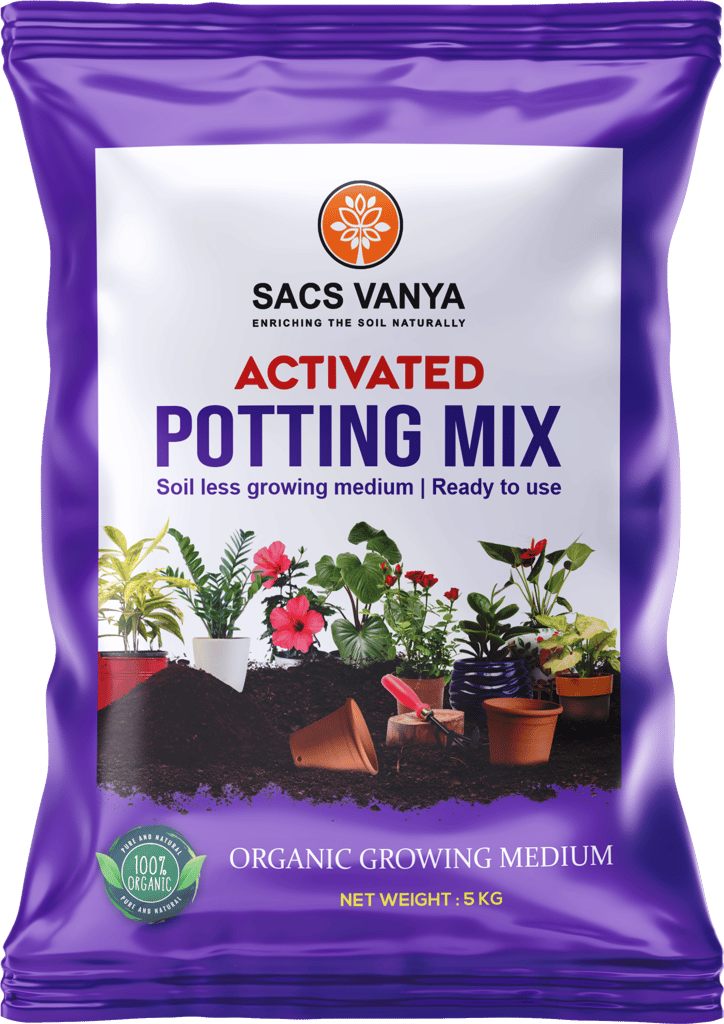 SACS Vanya Activated Potting Mix for Home Garden Plants - Flowers | Buy online on ZillyBuy