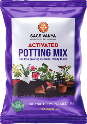 SACS Vanya Activated Potting Mix for Home Garden Plants