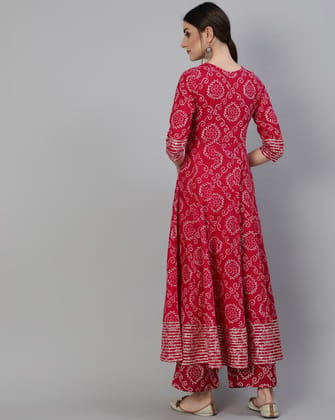 Kurti with Pant and Dupatta Set for Women and Girls Printed Embroidery Work Rayon