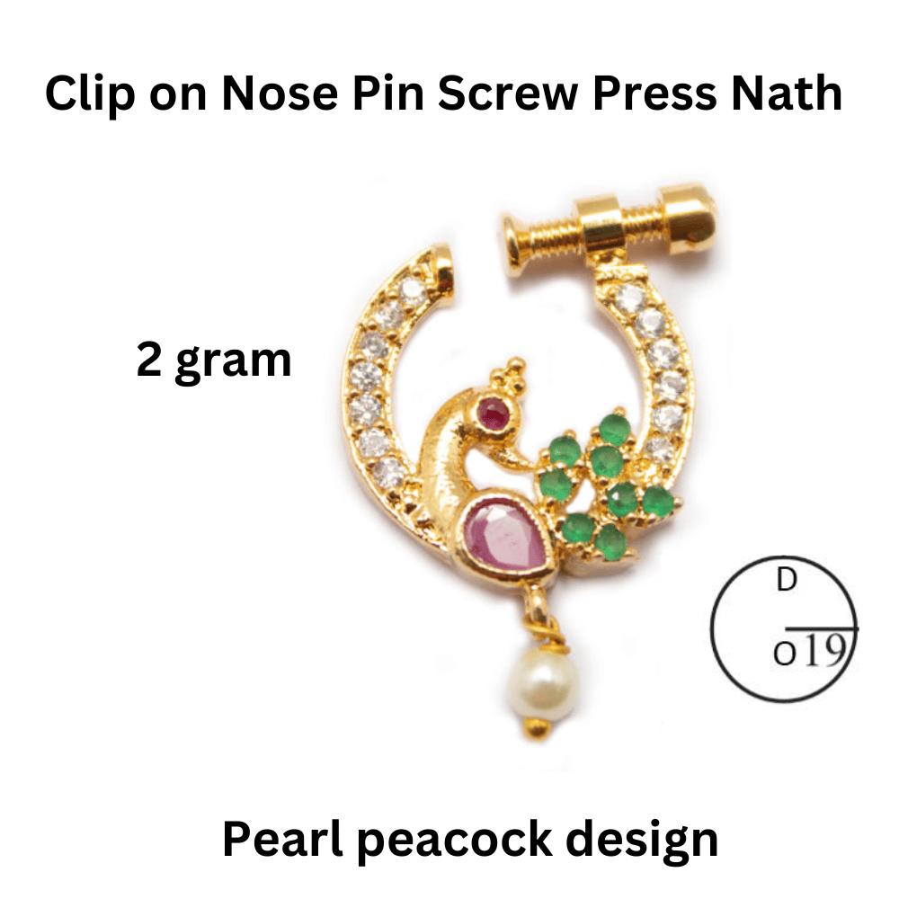 Nath | Nosepin For girls & women | Maharastian nathiya |Peacock shape Nasika