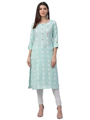 Nesara Printed & Handwork Cotton Women's Kurta