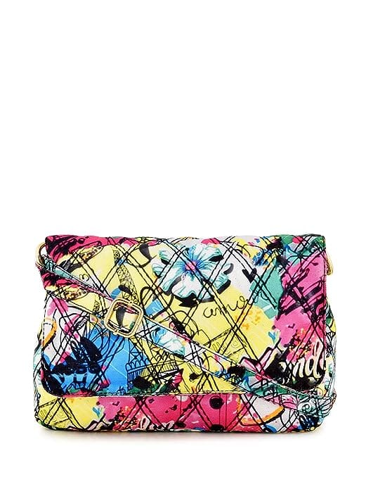 Lychee bags Women Canvas Multicolor Sling Bag