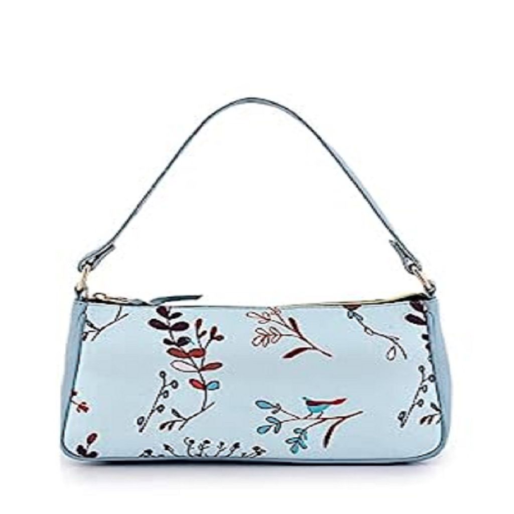 Lychee bags Women Canvas Light Blue Shoulder Bag - Handbags | Buy online on ZillyBuy