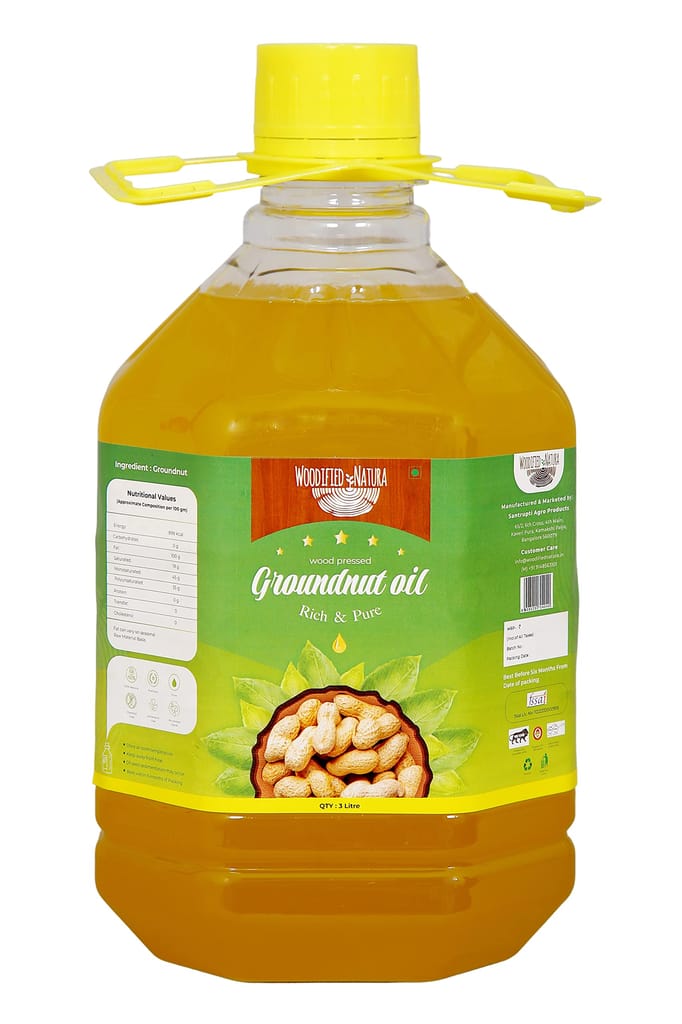 Woodpressed Groundnut Oil