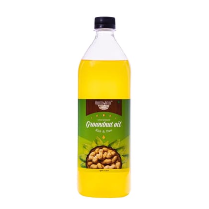 Woodified Natura Pure Cold Pressed Groundnut Oil (1 LTR)