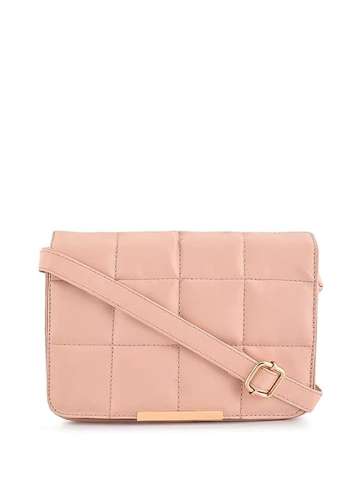 Lychee bags women Pu Pink Sling Bag - Handbags | Buy online on ZillyBuy