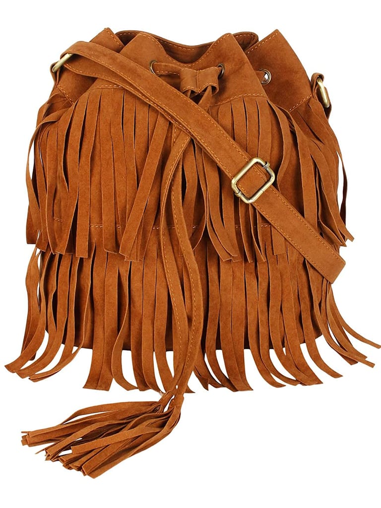 Lychee bags Women's Beige PU Sling brown  Bag - Handbags | Buy online on ZillyBuy