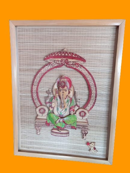 PHOTO FRAME - GANESH PHOTO - BAMBOO PHOTO FRAME
