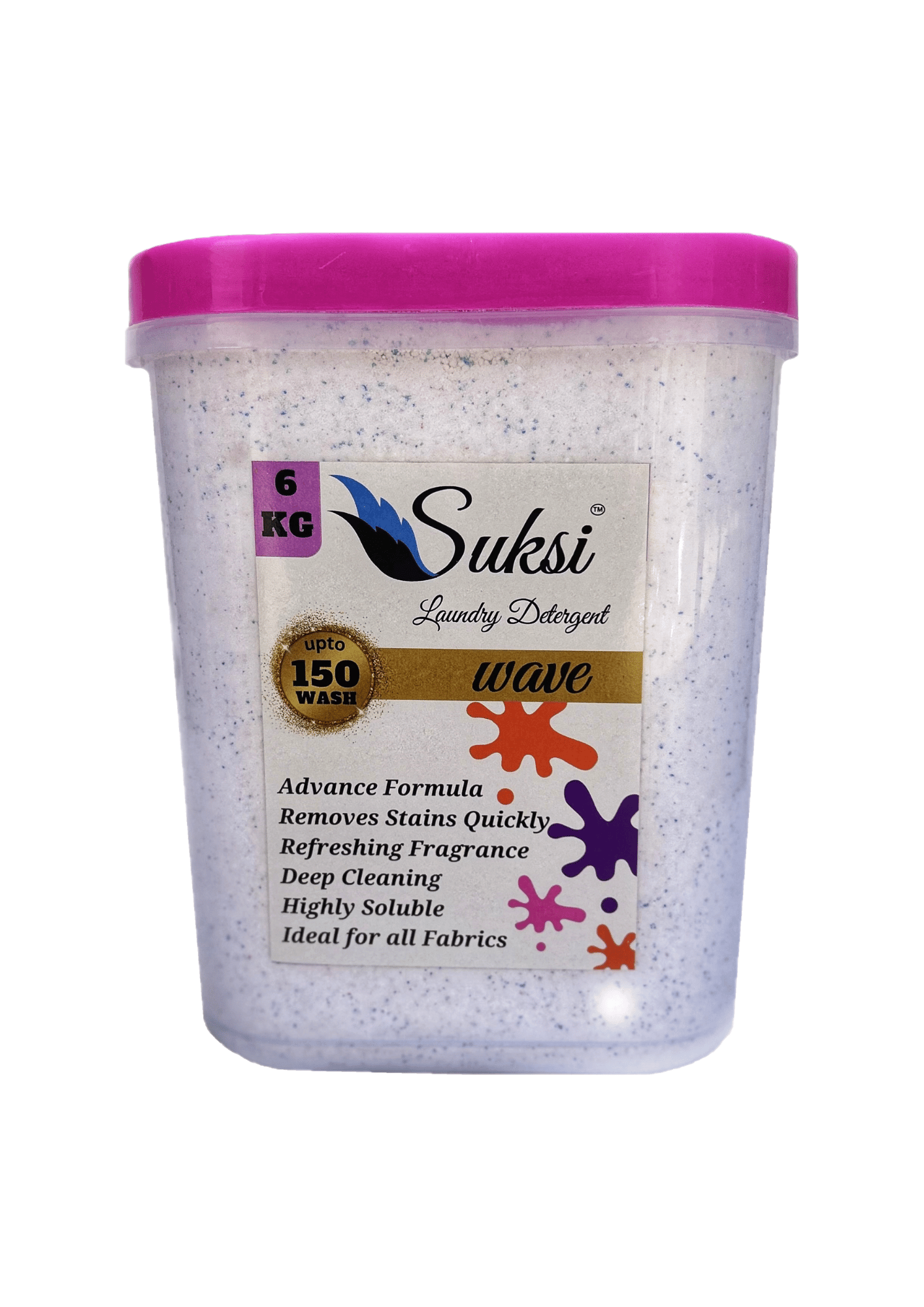 Suksi Detergent Powder Wave 6 Kg.
