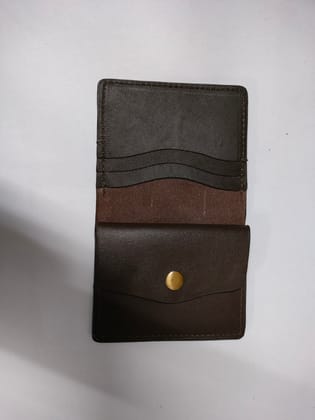 Folding Card Case -Leather