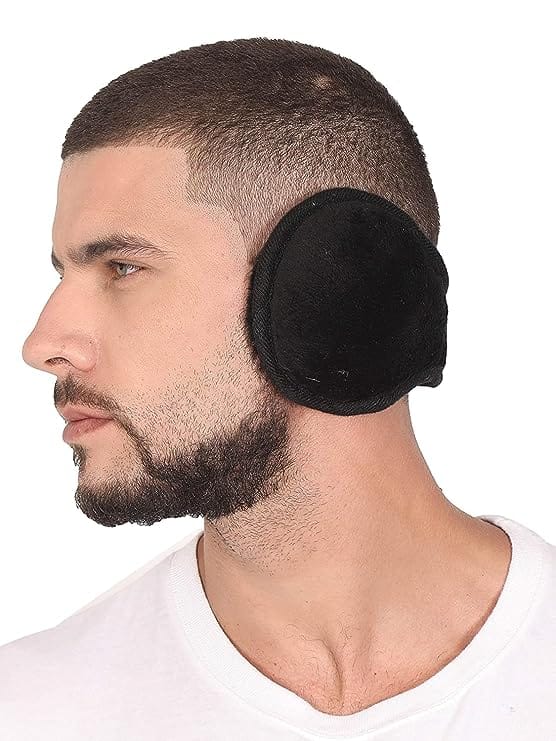 Head-wear Faux Fur Ear Muffs/Ear Warmers - Behind The Head Style Winter  Earmuffs for Men