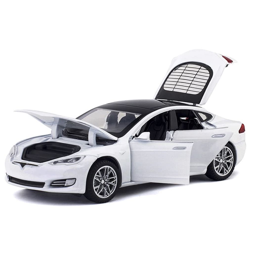 KTRS ENTERPRISE 1/32 For Tesla For Model S For P100D Alloy Die-Cast Model Toy Car 6 Door Sound Light Pull Back Boy Toy Vehicle - Toys and Games | Buy online on ZillyBuy