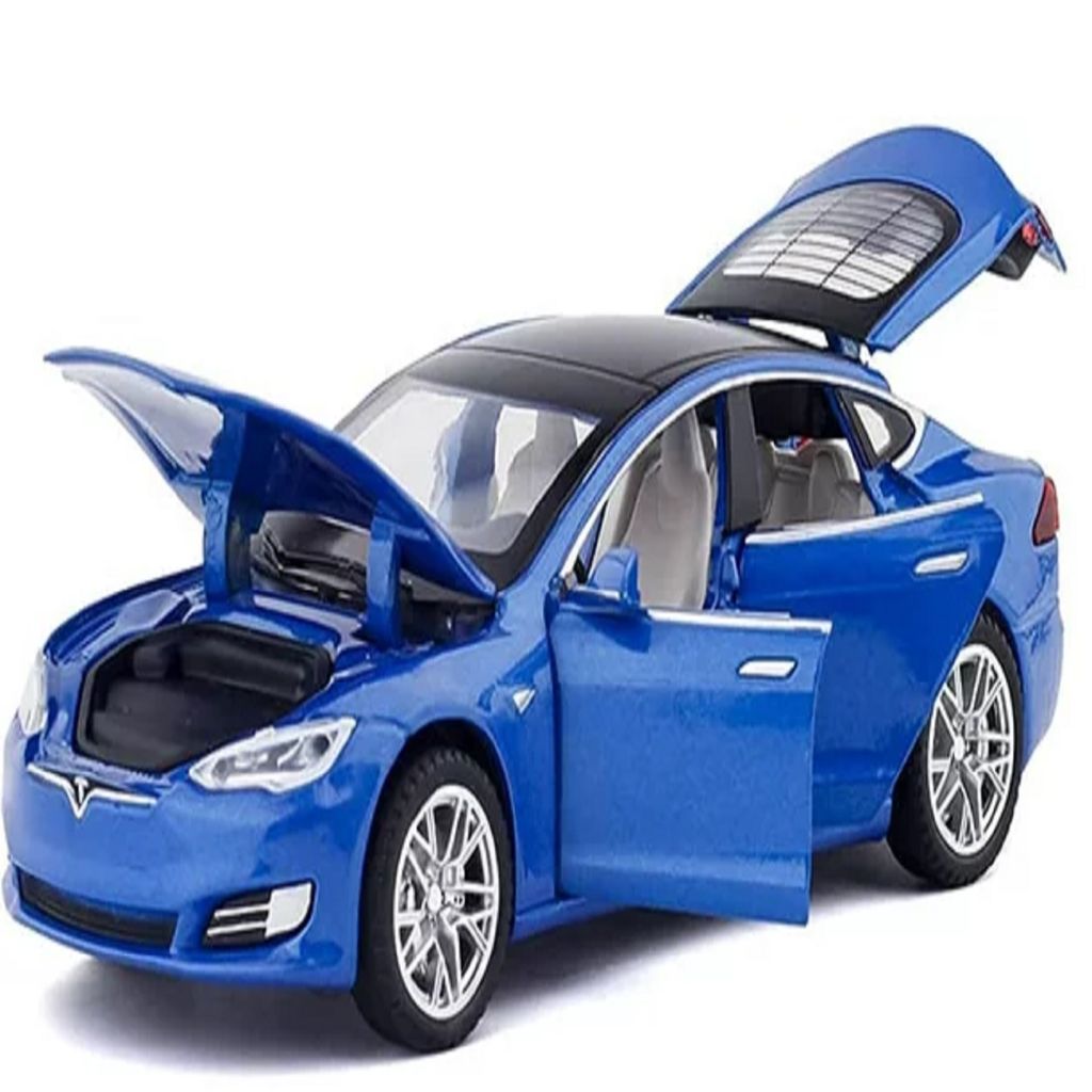 KTRS ENTERPRISE 1/32 For Tesla For Model S For P100D Alloy Die-Cast Model Toy Car 6 Door Sound Light Pull Back Boy Toy Vehicle - Toys and Games | Buy online on ZillyBuy