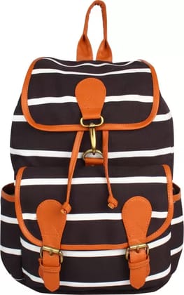 Lychee bags Canvas Backpack (Black)