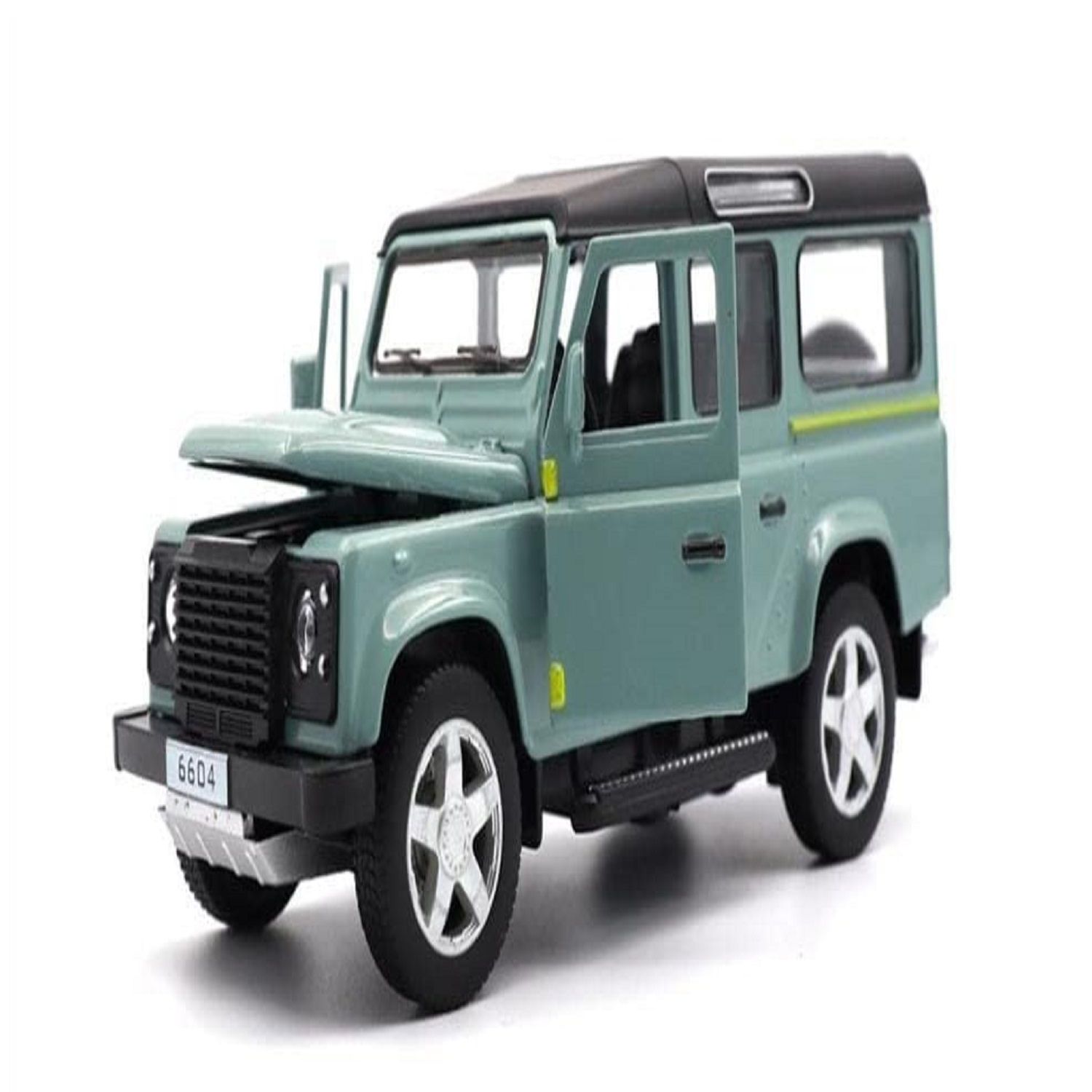 KTRS ENTERPRISE 1:32 Diecast Metal Pullback Toy car with Openable Doors & Light, Music Boys car for Kids Best Toys Gifts Toys for Kids 3 Years Boys Girls. (Land Rover Defender)