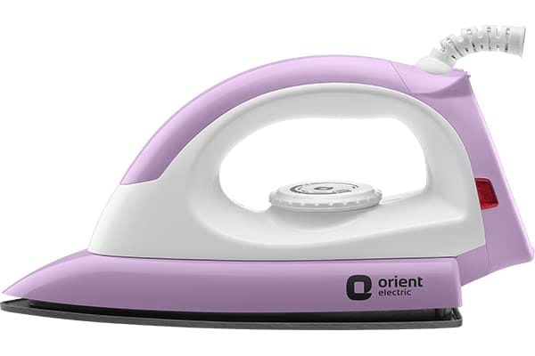 ORIENT ELECTRIC PANACHE PLUS 1100-WATT DRY IRON ( DIPCP11LP , WHITE AND PURPLE )