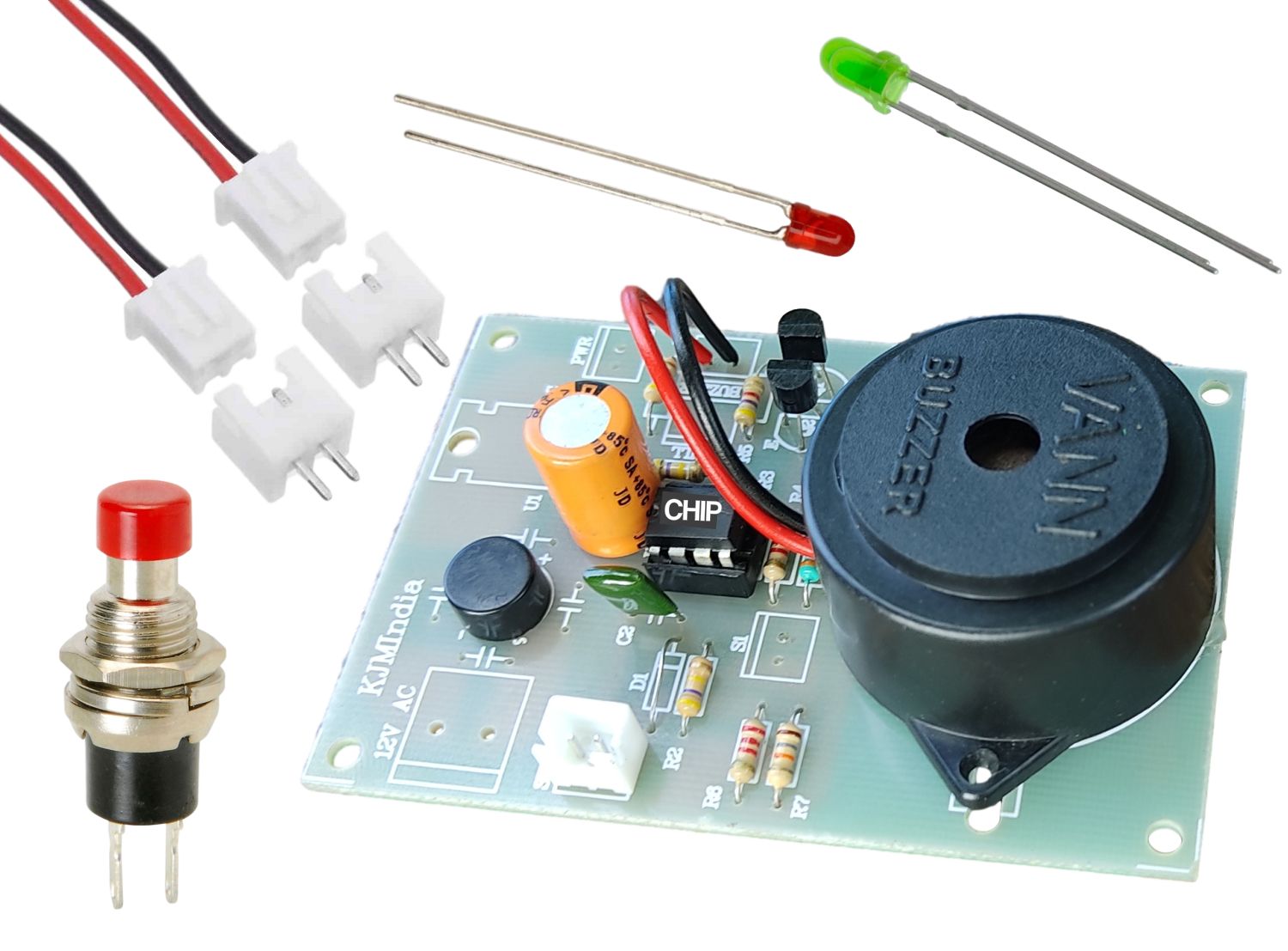 Water Full And LowTank  Alarm Circuit Board for Project and Commercial Purpose