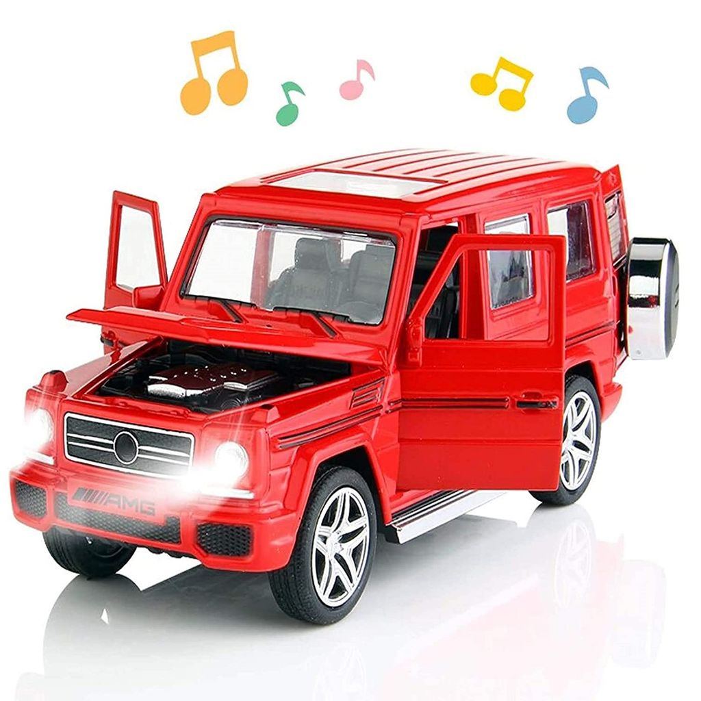 KTRS ENTERPRISE 1:32 Die-Cast Metal MERC-Benz AMG G65 4 Wheel Drive Metal Car Pull Back with 4 Openable Doors & Light, Music Best Toy Gift for Kids - Toys and Games | Buy online on ZillyBuy