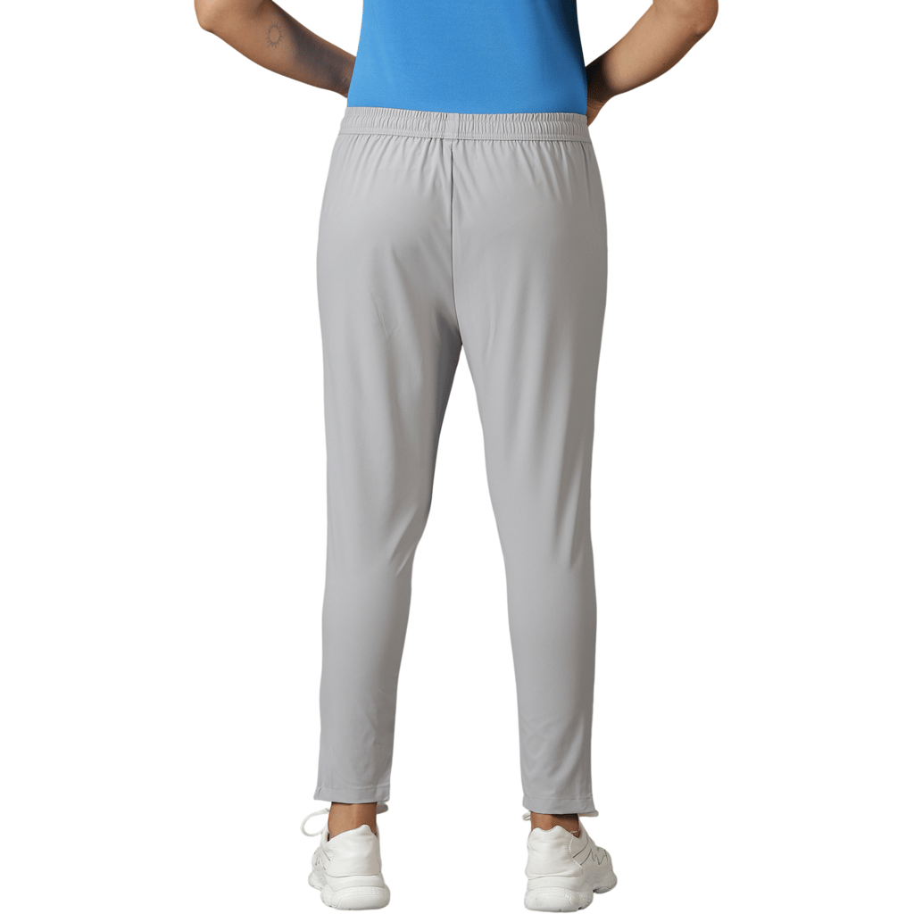 DOMIN8 Women's Drawstring waist Cut & Sew Training Camouflage Print Track Pants with Pockets