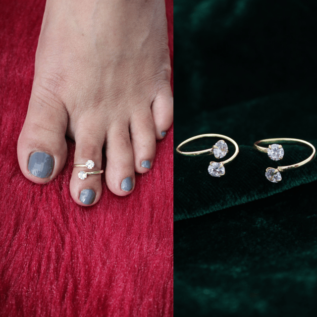 Artificial Toe Rings | Designer Toe Rings Online Shopping Online